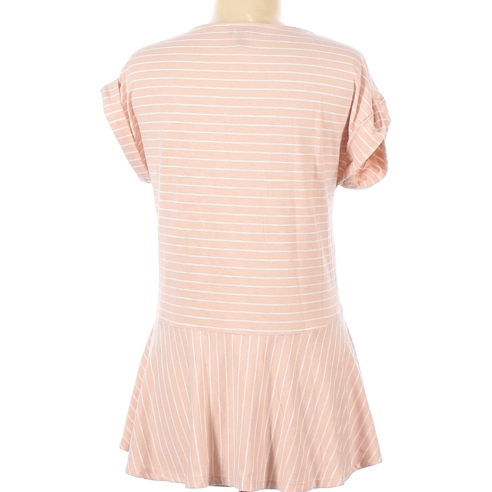 Jones New York Pink Striped Top - Picture 2 of 12